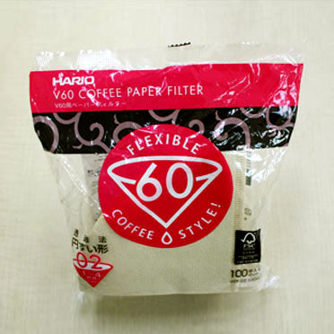 ハリオ V60用ペーパーフィルター 各100枚入